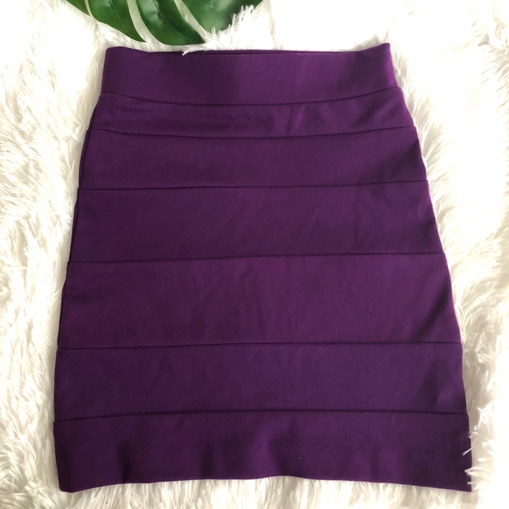 Lush bodycon mini skirt